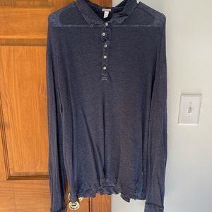 Men’s Massimo Alba Linen Henley